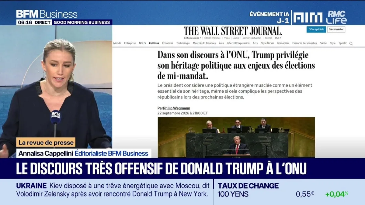 Le Monde qui bouge : la revue de presse : Le discours très offensif de Donald Trump à l'ONU - 23/09