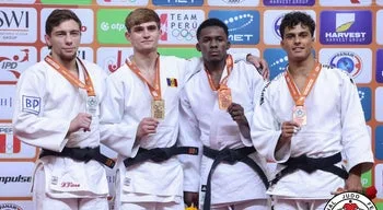 Judocas Miguel Gago e Catarina Costa arrecadam bronze no Grande Prémio de Lima