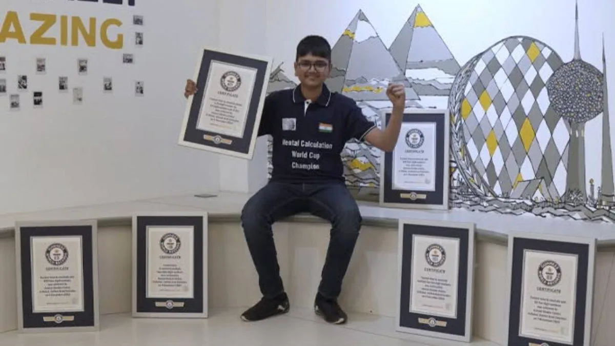 Meet Aaryan Shukla, 16, world’s No. 1 human calculator with 9 Guinness records