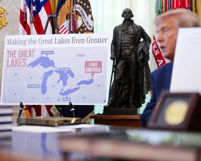 Trump signs executive order to rename Lake Ontario as Lake America
