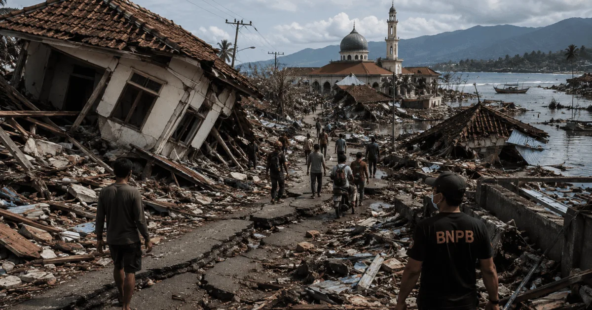 Terremoto de magnitude 7,7 na Indonésia mata 47 pessoas