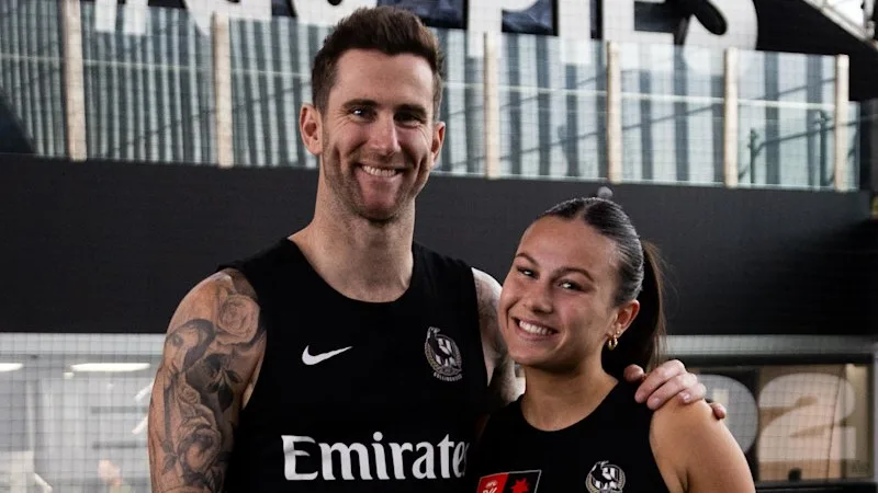Jeremy Howe changed his mind on retirement. Now his mate’s daughter is a Collingwood clubmate