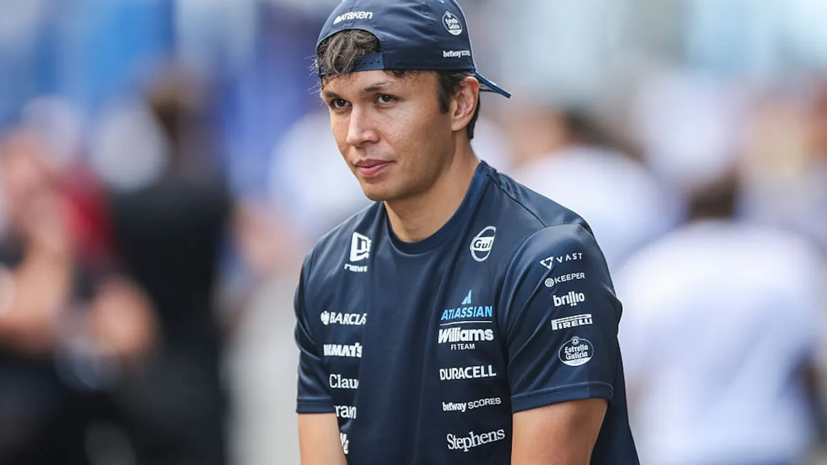 F1's Alex Albon Re-Signs With Williams For 2027