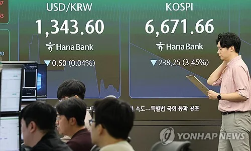 원/달러 환율 1,347.3원…美 FOMC 앞두고 박스권 등락