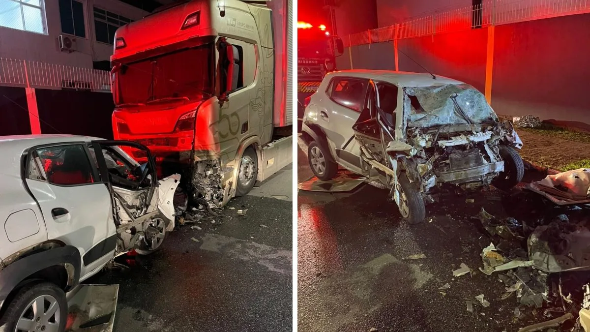 Jovem de 26 anos morre após bater de frente em caminhão estacionado em SC
