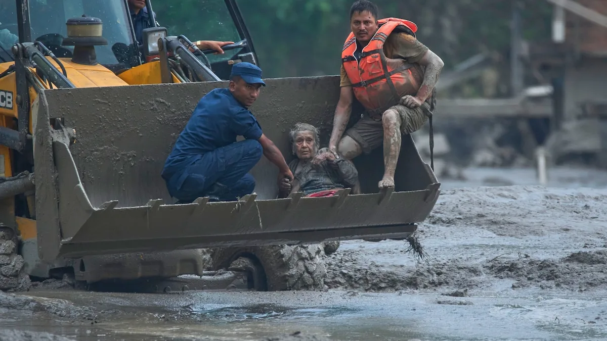 97-Year-Old Emerged From Rubble Like "A Warrior", Became Face Of Nepal Floods