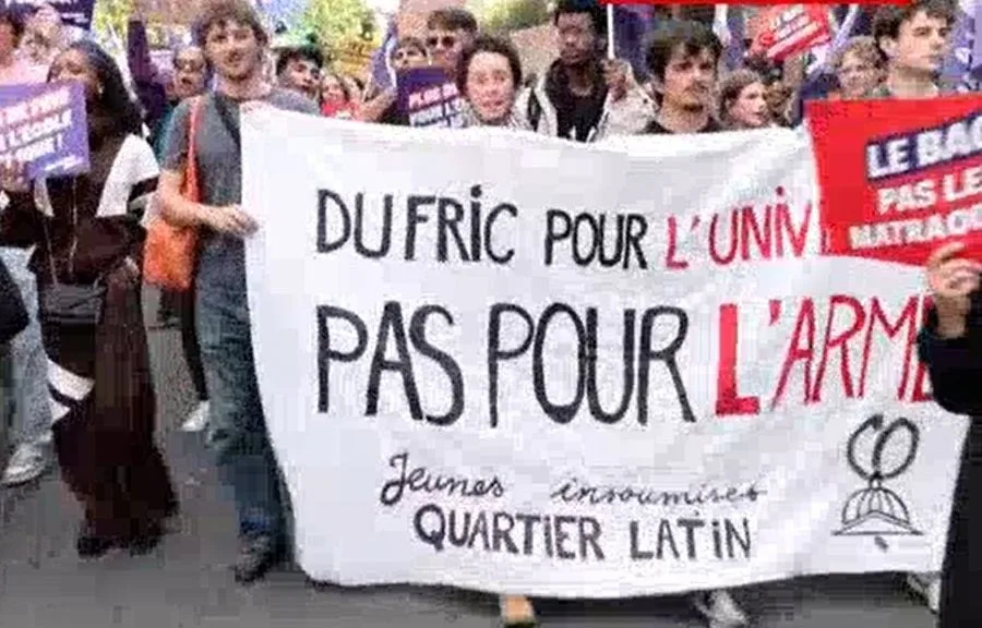 Blocus des lycées : « Du fric pour l’université, pas pour l’armée »… Pourquoi opposer les deux est « trop simpliste »