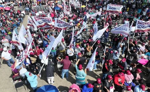 Ecatepec ratifica apoyo a Claudia Sheinbaum; "también nos sumamos a cuidar el legado de AMLO y la Cuarta Transformación", señala la alcaldesa Azucena Cisneros