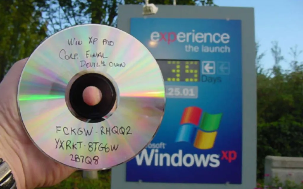 Así se filtró la clave pirata más famosa de Windows XP