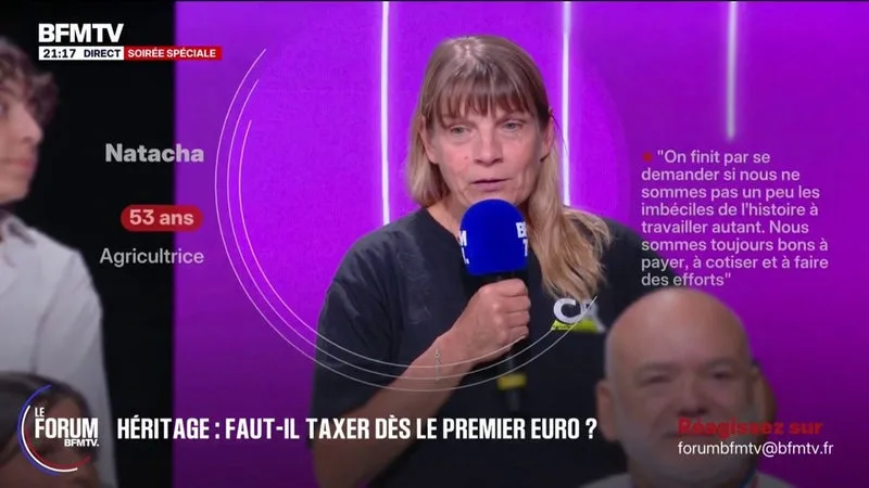 FORUM BFMTV - Héritage: "Si mes enfants veulent récupérer la ferme, ils devront en vendre une partie pour pouvoir vivre", dénonce Natacha, agricultrice