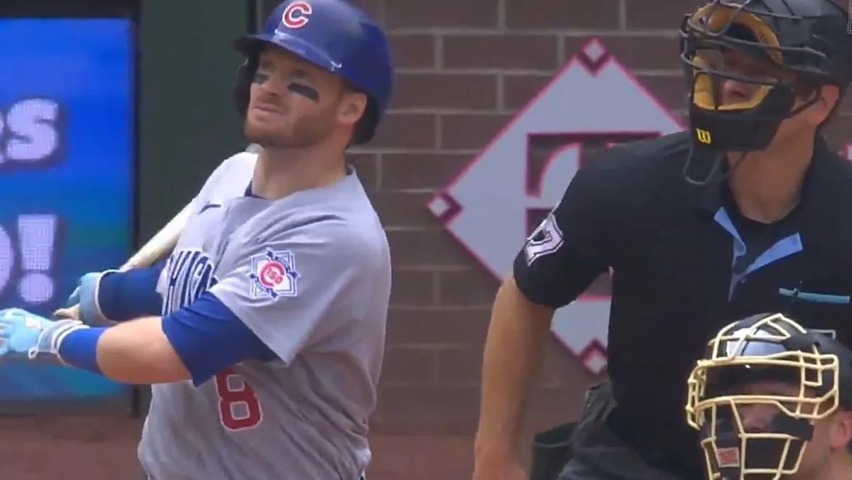 Cubs’ Happ crushes grand slam off foul pole vs. Mariners