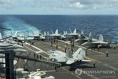 美 루스벨트 항모, 중동행…'동북아서 차출' 워싱턴함 교대