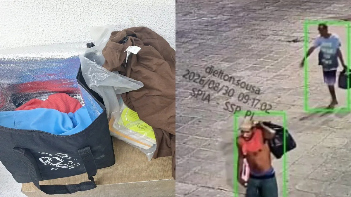 Suspeitos de furtos a comércios no Centro de Teresina são presos; parte da mercadoria é recuperada