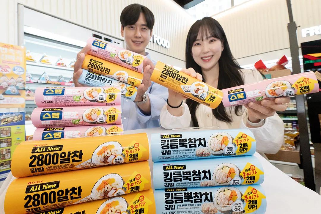 ‘김밥 한 줄’ 7000원 시대, 틈새 파고드는 가성비甲 편의점 김밥
