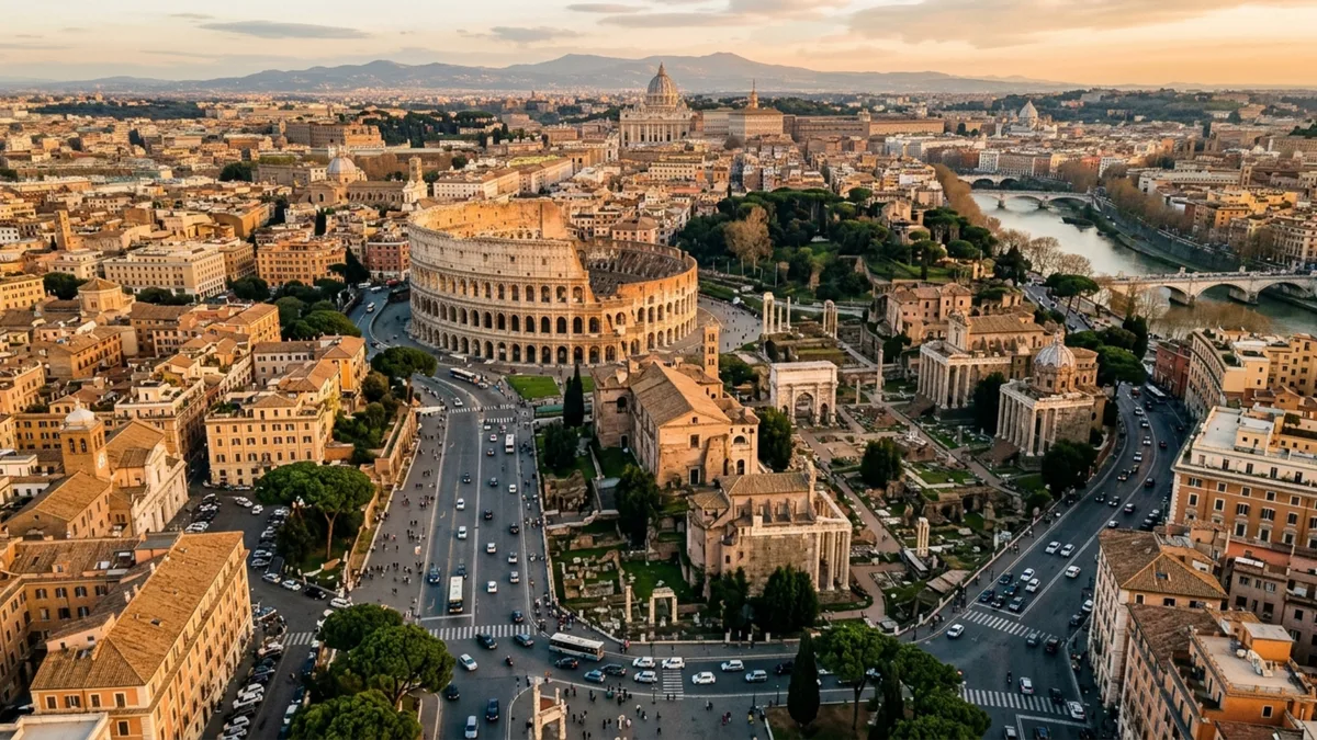 Uma cidade com mais de 2 mil anos de história ainda vive entre ruínas romanas, igrejas, praças e ruas onde cada esquina parece um monumento