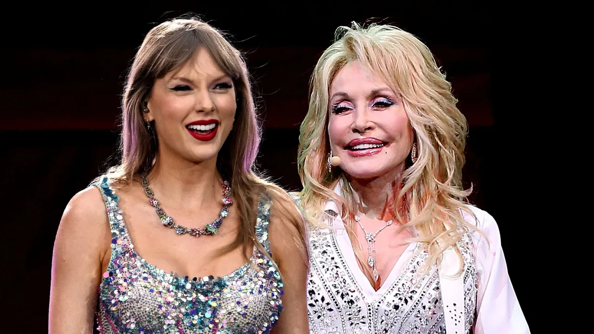 Taylor Swift Praises The Late Great Dolly Parton’s Life & Legacy: “She Was Truly The Gift That Kept On Giving”