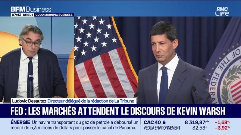 La tribune éco : Fed, les marchés attendent le discours de Kevin Warsh - 28/08