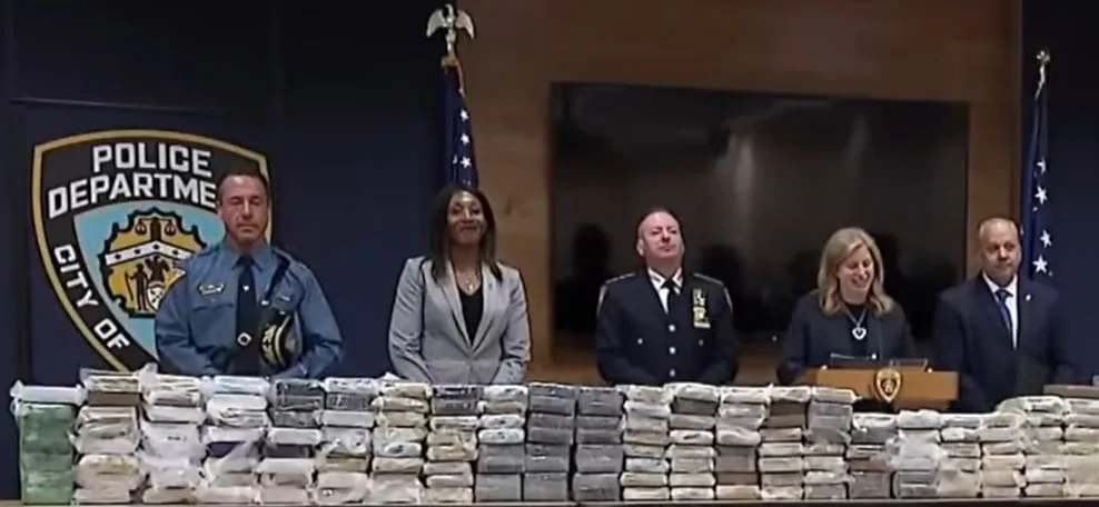 La Policía de Nueva York incautó 263 kilos de cocaína valuados en USD 10 millones en el mayor decomiso de la última década