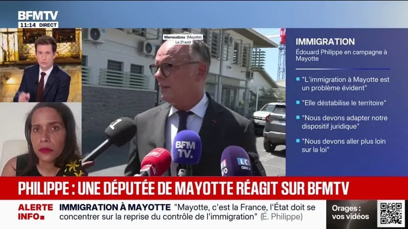 Estelle Youssouffa, députée LIOT de Mayotte: "Aucun candidat à l'élection présidentielle ne peut faire l'impasse sur Mayotte et la question migratoire chez nous"