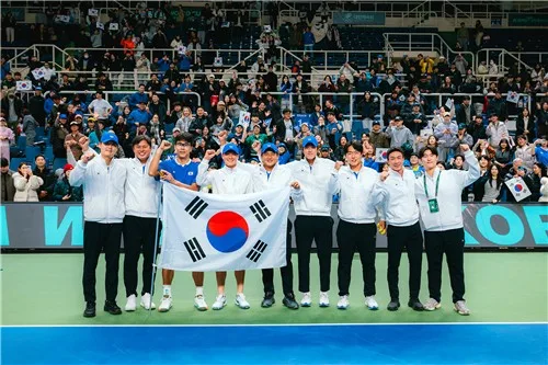 한국 테니스, 국가대항전 데이비스컵 8강행 놓고 인도와 격돌