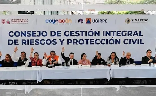 Alcaldía Coyoacán fortalece previsión y coordinación en materia de Protección Civil; prevención es una tarea permanente, destacan autoridades