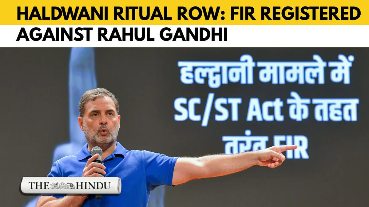 Watch: Haldwani ritual row: FIR registered against Rahul Gandhi