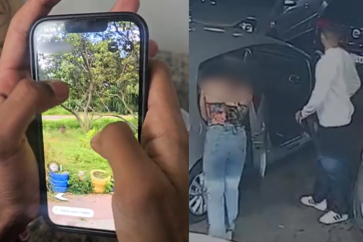Vítima mostra local em que PM teria estuprado amiga; "eu quero ela"