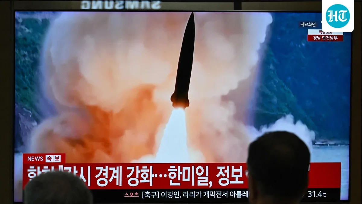 North Korea launches 10 ballistic missiles as US-South Korea drills near end