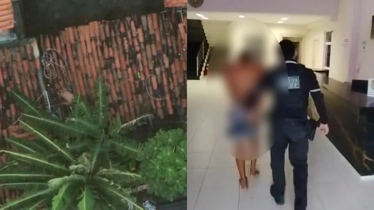 Vídeo: suspeito de integrar facção tenta fugir por telhado, mas acaba preso em Fortaleza