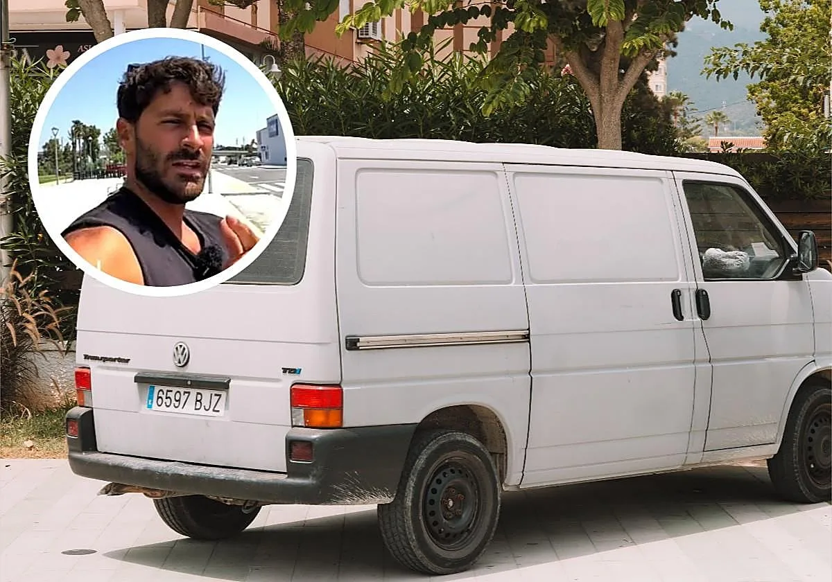 José Antonio, funcionario español que vive en una furgoneta: «Cobro 1300 euros y esto es lo que gasto viviendo aquí. El agua y la luz es completamente gratis»