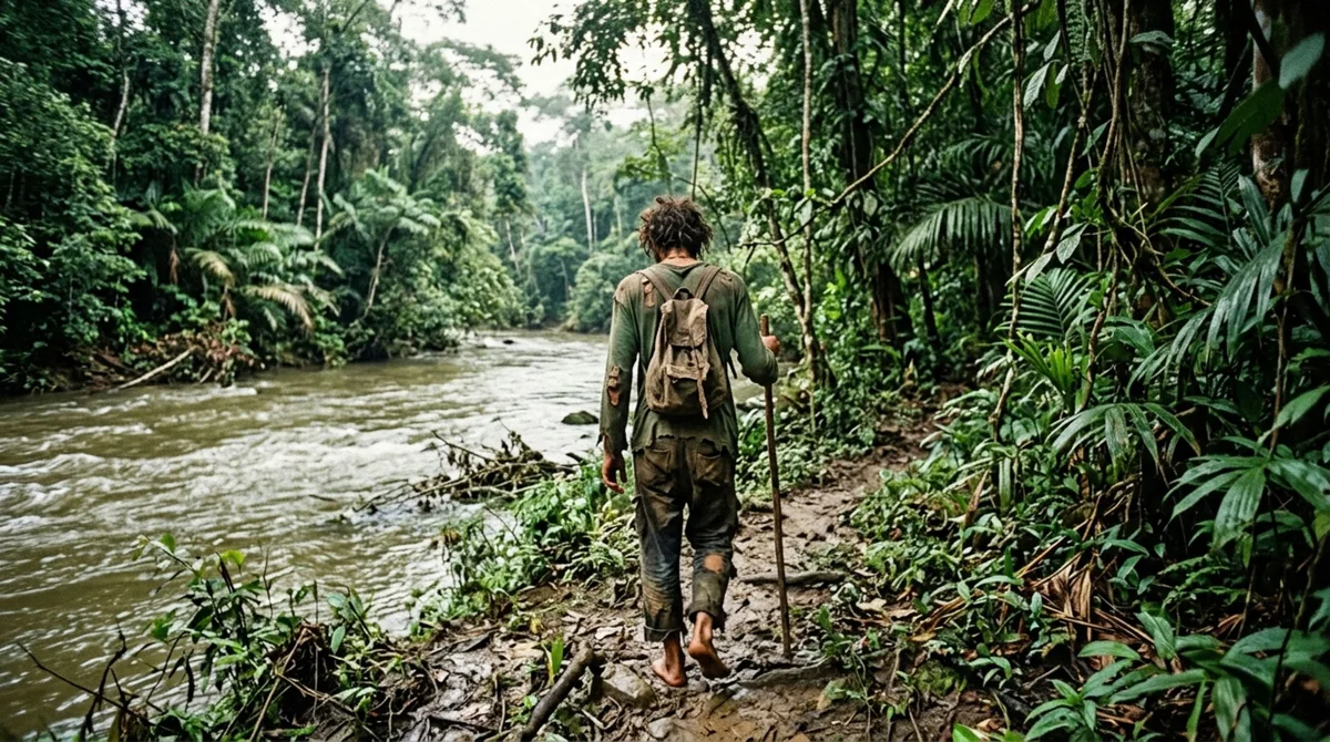 Separado do grupo durante uma expedição pela Amazônia boliviana, um jovem passou cerca de 3 semanas completamente sozinho na floresta, enfrentando fome, ferimentos, insetos e rios até ouvir um barco que finalmente encerrou sua busca por ajuda