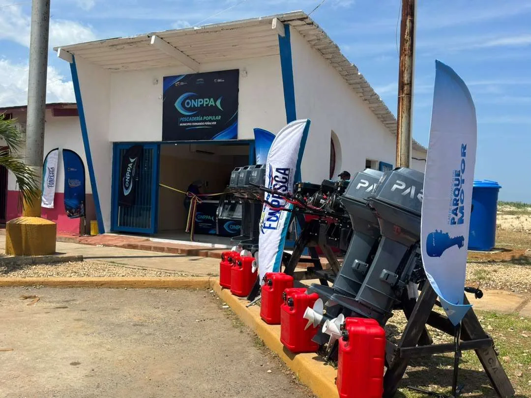 Impulsan la pesca artesanal en Puerto Píritu con motores y pescadería