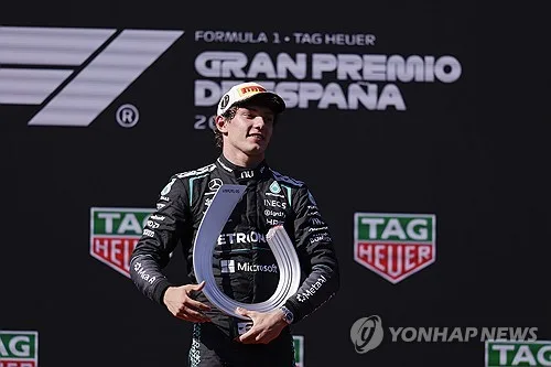 F1 안토넬리, 스페인 GP 역전 우승…'2연승+시즌 8승 달성'