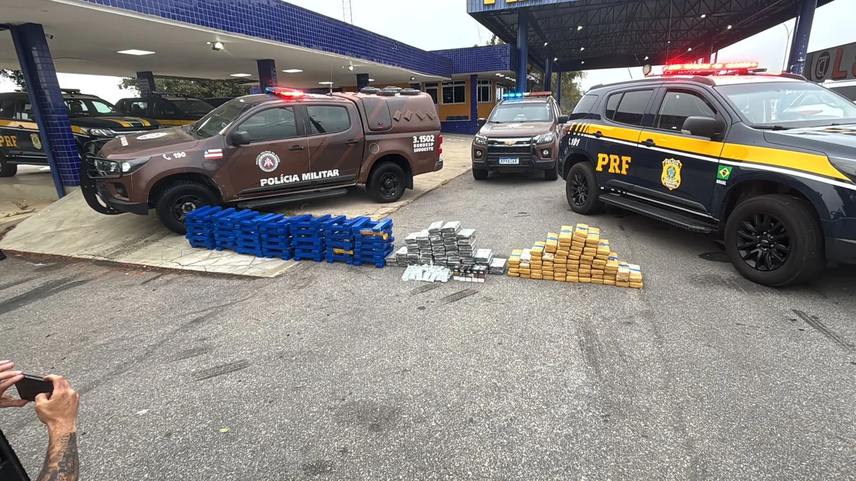Mais de 250 kg de drogas são apreendidas em caminhão que saiu de SP para Bahia