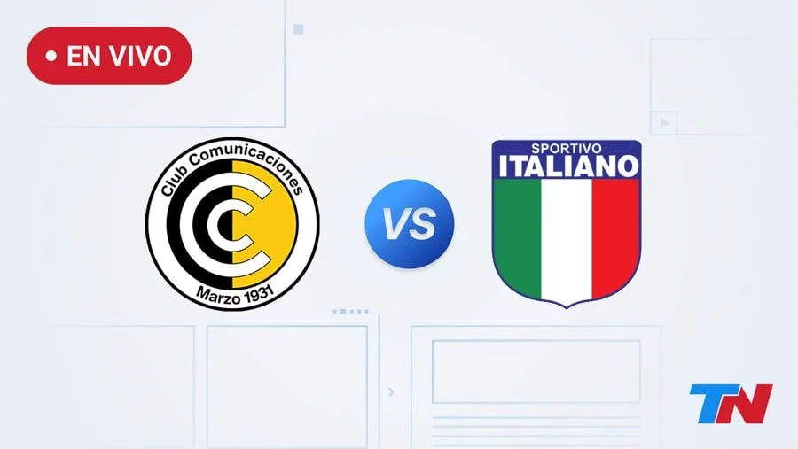 Comunicaciones vs Sp. Italiano en vivo por la fecha 31 de la Primera División B: hora, dónde ver y formaciones