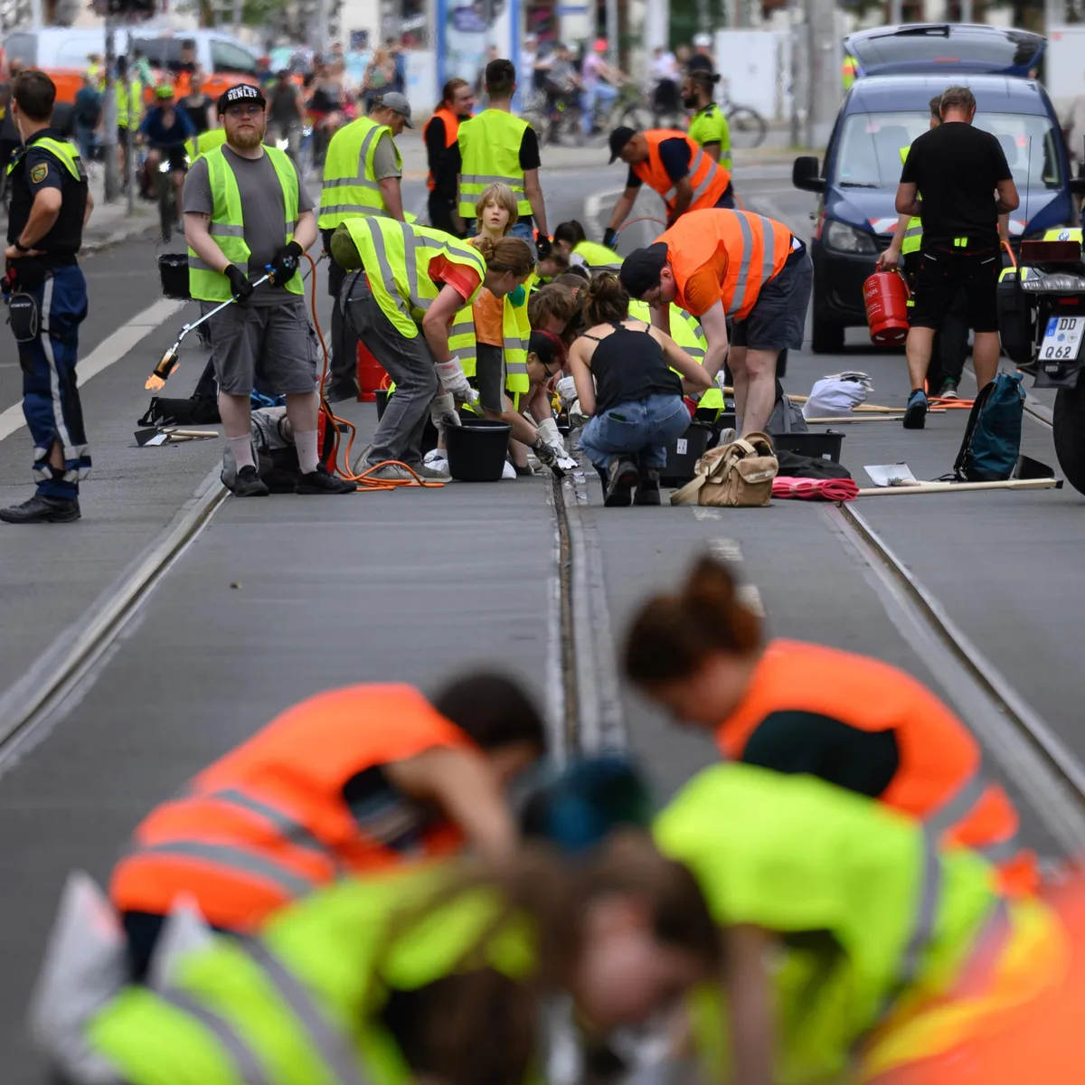 Nach Hitzeschäden im Juni - Leipziger Verkehrsbetriebe erstellen Hitzeplan und ändern Zusammensetzung der Fugenmasse