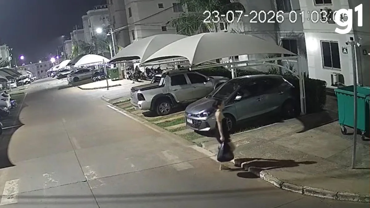 VÍDEO mostra mãe jogando recém-nascida em lixeira de condomínio em Várzea Grande (MT)
