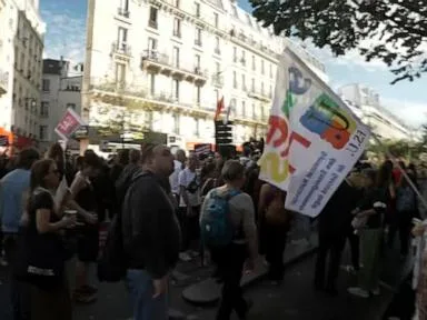 French riot police fire tear gas as more than 250,000 rally nationwide for school funding
