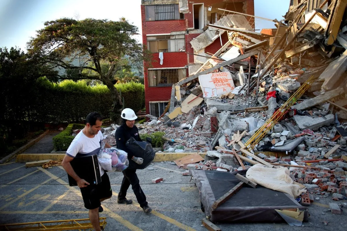 UE promete 2 milhões de euros em ajuda à Colômbia após terremoto