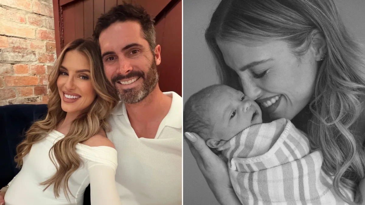 Channel 7 star Erin Holland and cricketer Ben Cutting welcome first child after 20 rounds of IVF