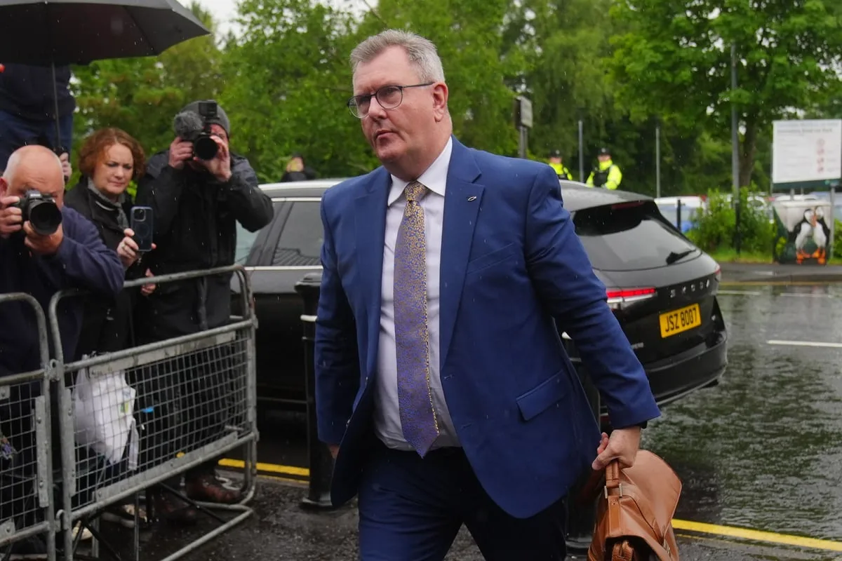 Ex-DUP leader Jeffrey Donaldson given 15-year jail term for sex offences