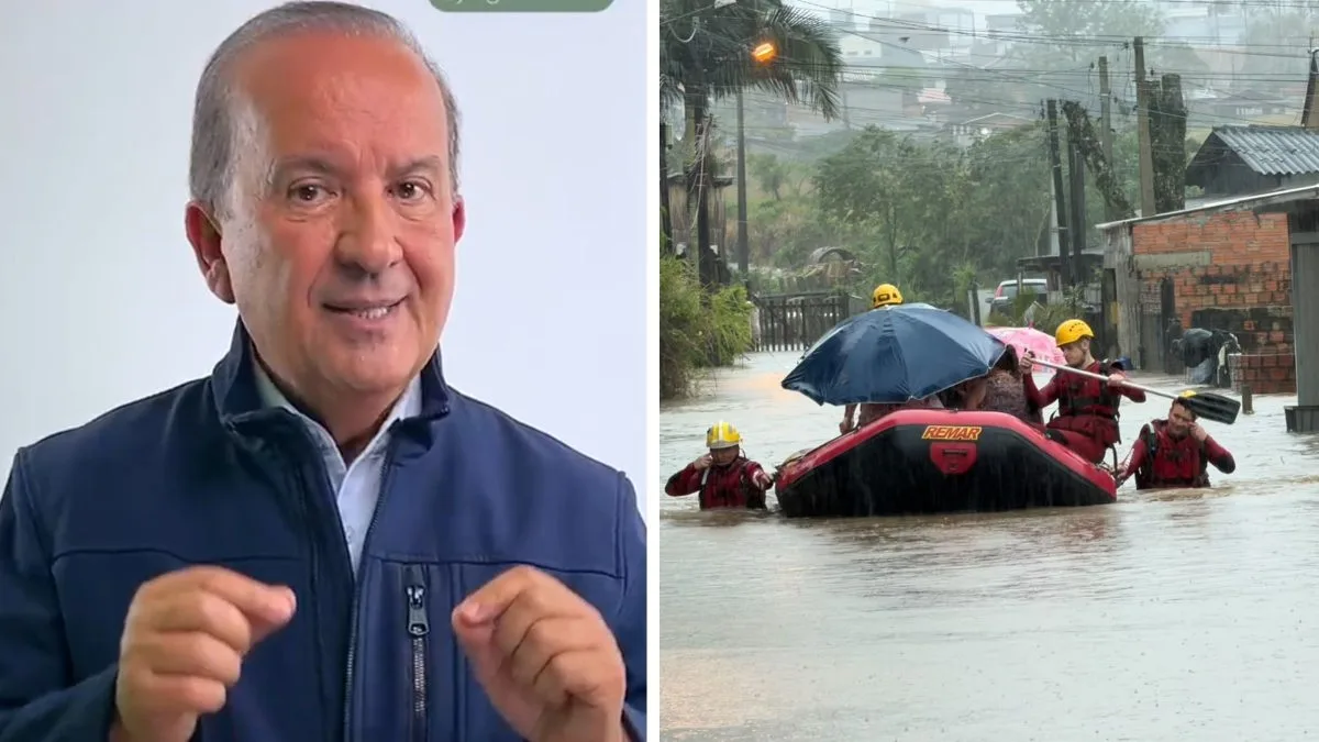 Jorginho Mello reassume governo em meio à emergência provocada pelas chuvas em SC