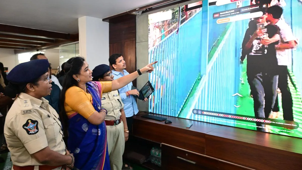 Minister reviews security via CCTVs for Dasara festivities in Vijayawada