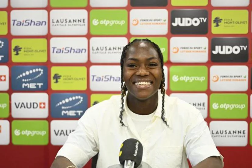 Cinq mois après la naissance de son deuxième enfant, Clarisse Agbégnénou fait son retour en compétition avec le regard porté sur les Mondiaux de Bakou
