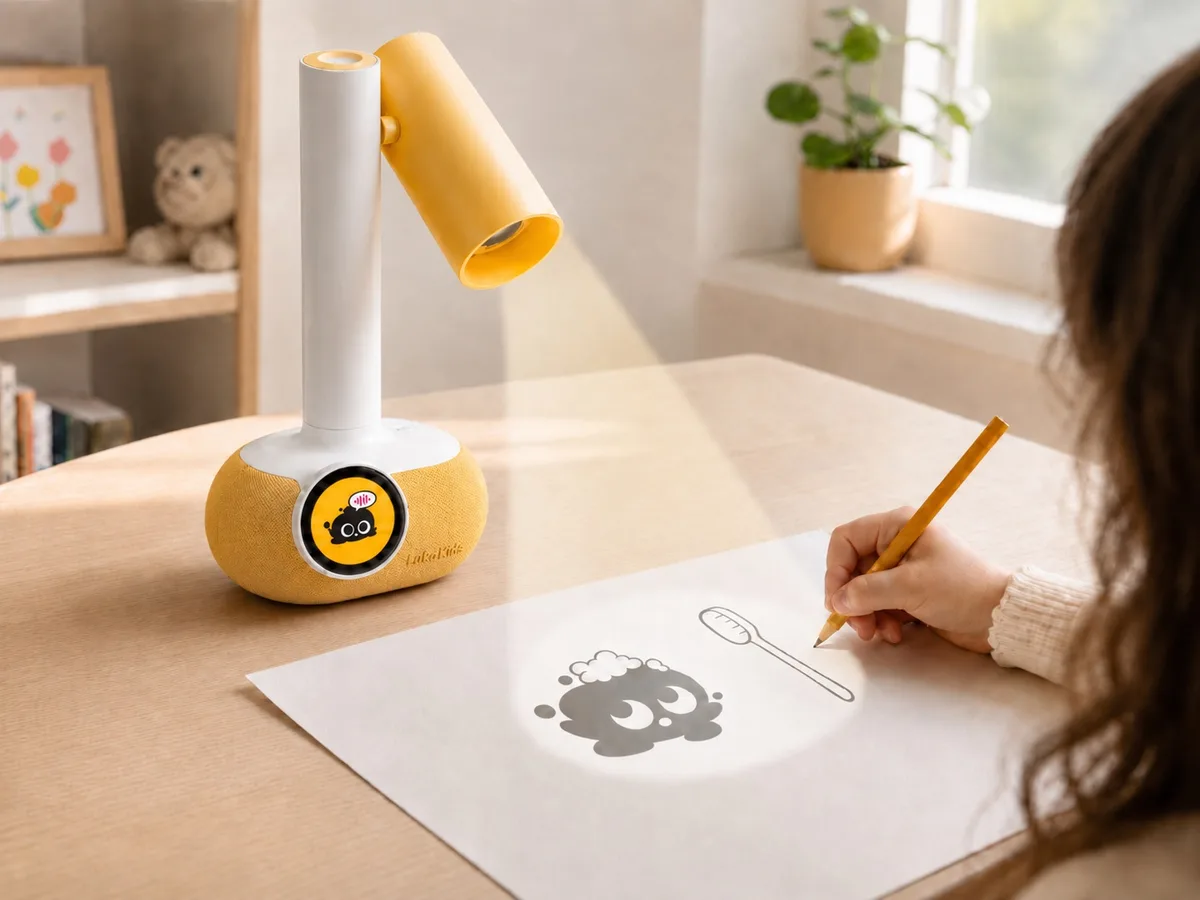 Projetor da Luka usa IA para dar o primeiro traço aos desenhos dos mais novos