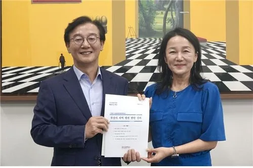 전재수 부산시장, 국회서 돔 아레나 건립 등 현안 협력 논의