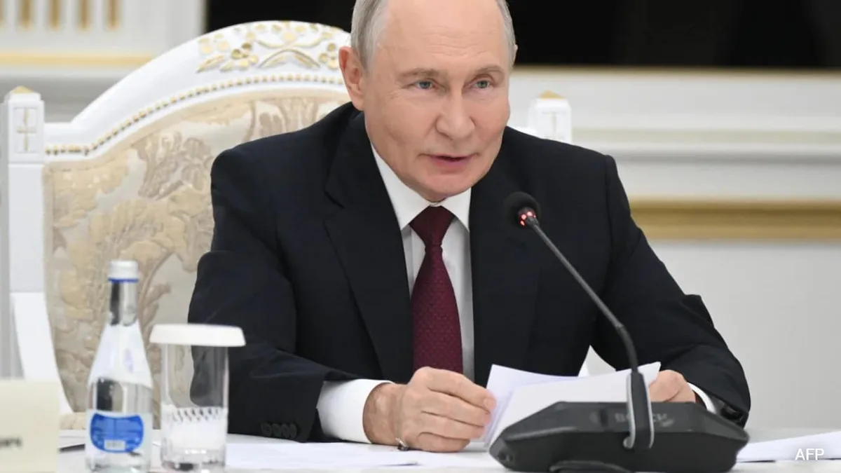 Russia Is Winning On Battlefield, Won't Negotiate With "Terrorists": Putin