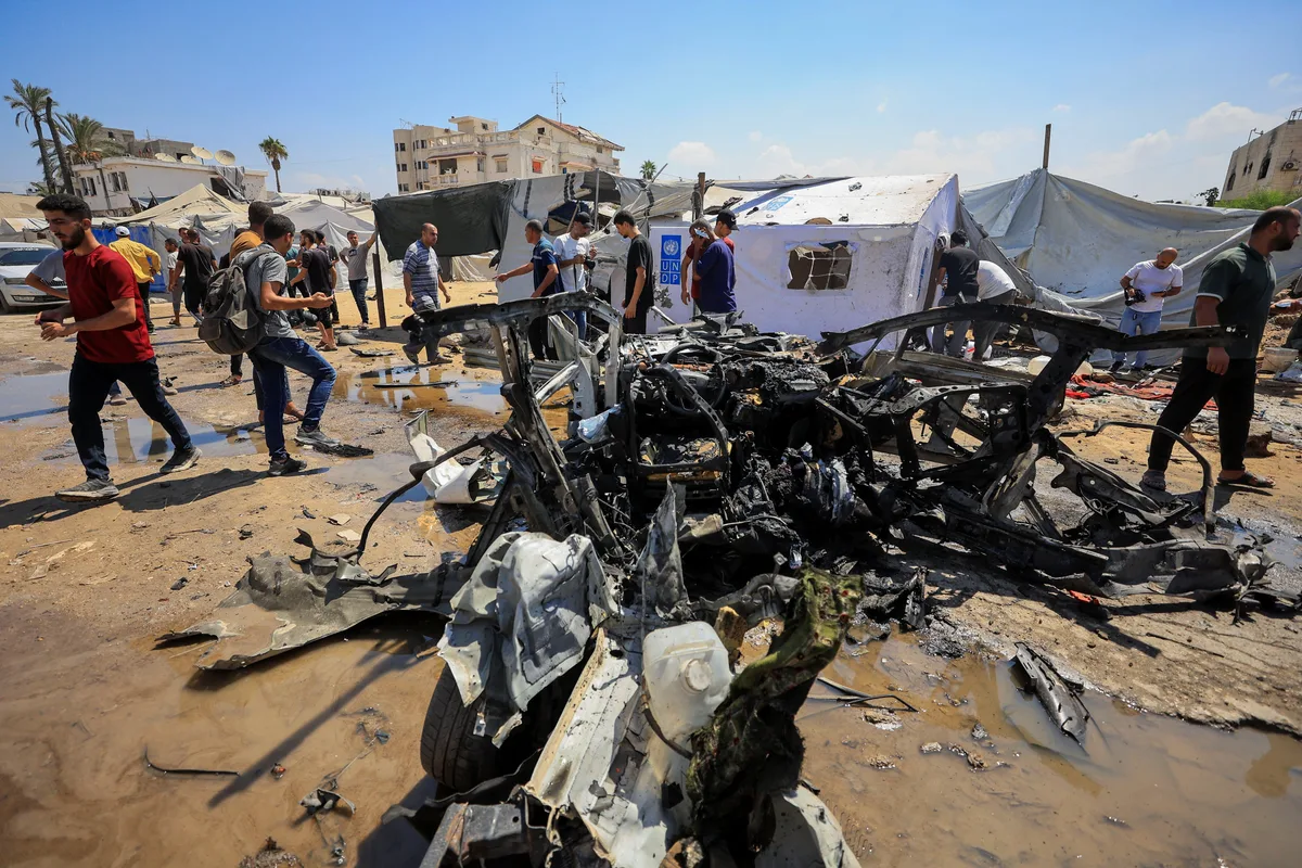 Israeli fire kills four people, including three children, in Gaza, officials say