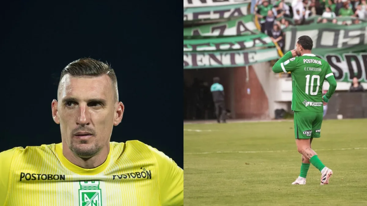 El noble gesto de Edwin Cardona: le cedió la cinta de capitán a Franco Armani por su cumpleaños en Atlético Nacional