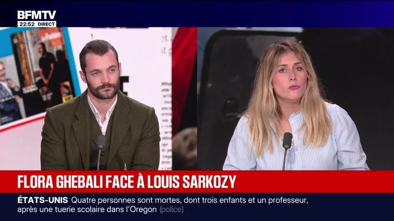 Flora Ghebali face à Louis Sarkozy - 16/10